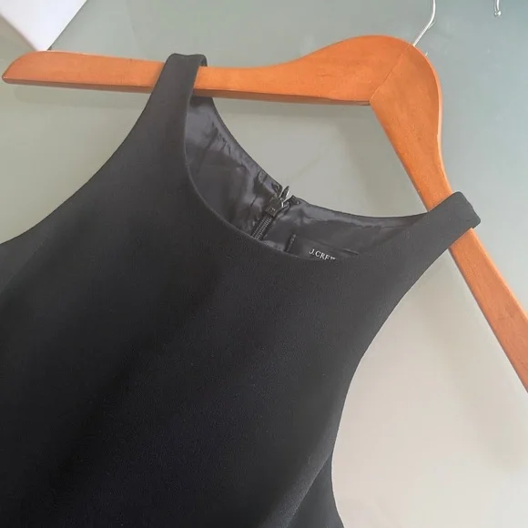 J. Crew Dress J. Crew Black Sheath Dress in Premium Crepe Size 4 - Picture 5 of 8